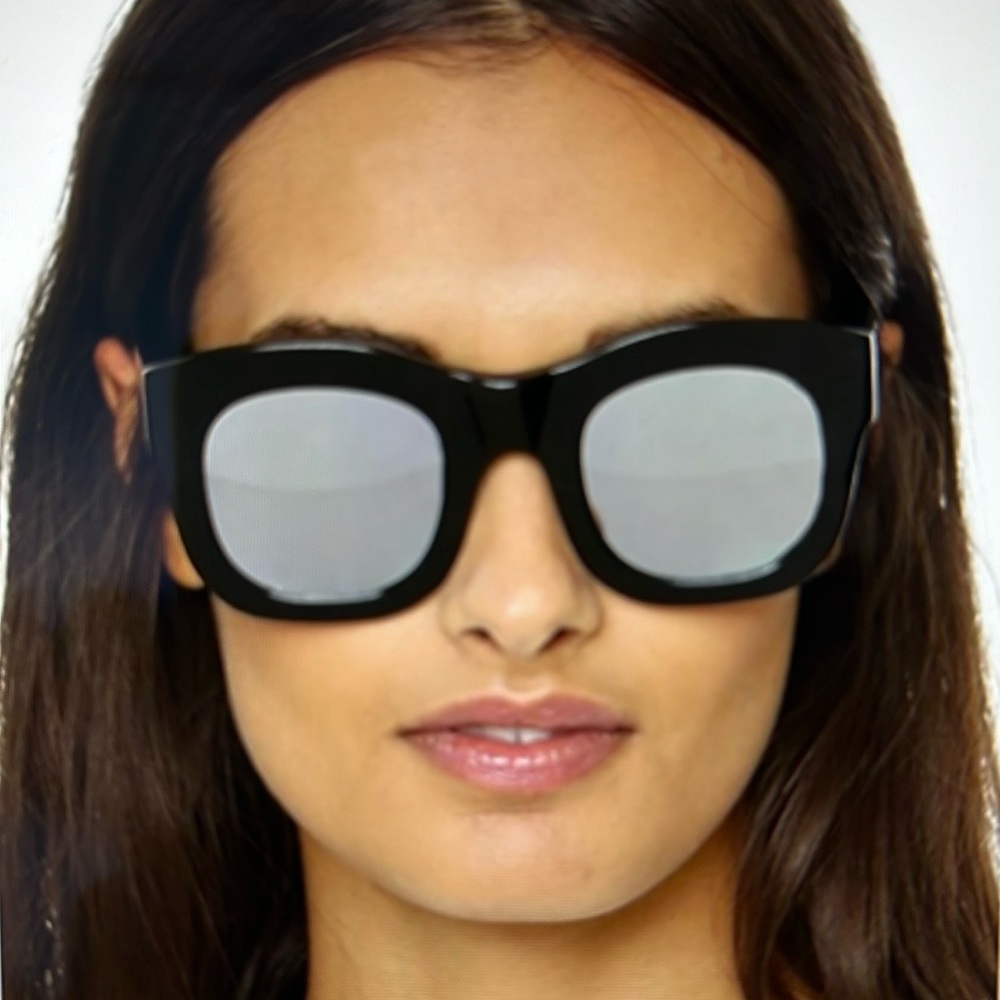 ILLESTEVA Hamilton black matte sunglasses with silver mirror lenses - Picture 2 of 8